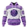 Personalized NHL New York Rangers Special Lavender Fight Cancer Hoodie