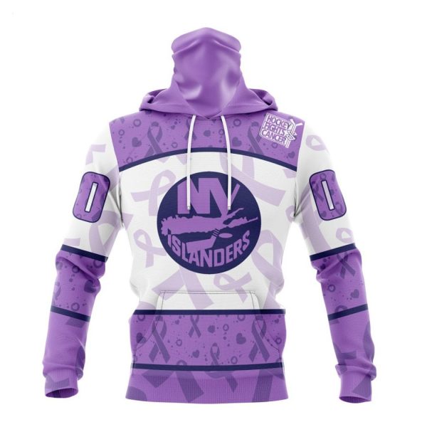 Personalized NHL New York Islanders Special Lavender Fight Cancer Hoodie