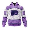 Personalized NHL Pittsburgh Penguins Special Lavender Fight Cancer Hoodie