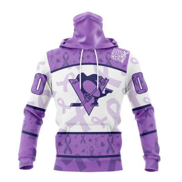 Personalized NHL Pittsburgh Penguins Special Lavender Fight Cancer Hoodie