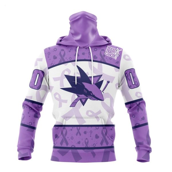 Personalized NHL San Jose Sharks Special Lavender Fight Cancer Hoodie