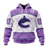 Personalized NHL Vegas Golden Knights Special Lavender Fight Cancer Hoodie