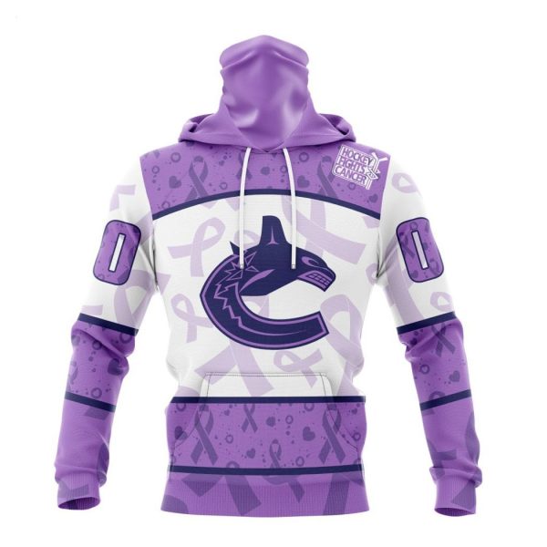 Personalized NHL Vancouver Canucks Special Lavender Fight Cancer Hoodie