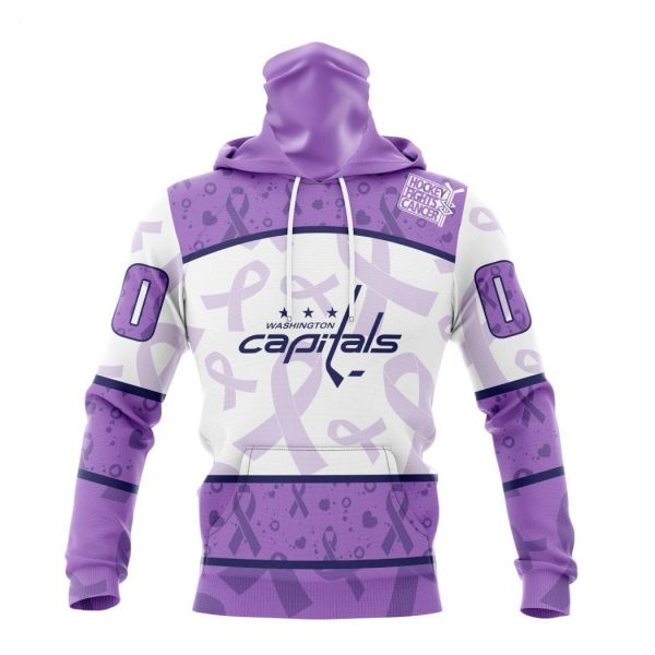 Personalized NHL Washington Capitals Special Lavender Fight Cancer Hoodie