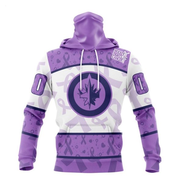 Personalized NHL Winnipeg Jets Special Lavender Fight Cancer Hoodie