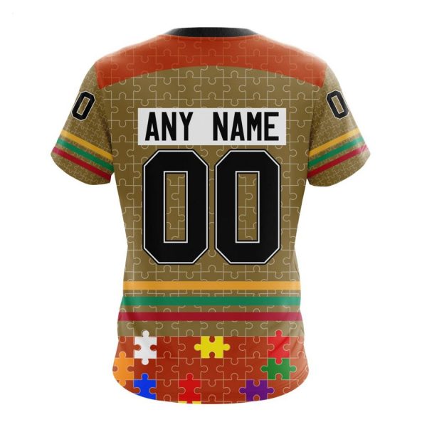 Personalized NHL Anaheim Ducks Specialized Design With Fearless Aganst Autism Concept Hoodie