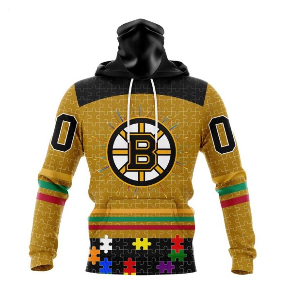 Personalized NHL Boston Bruins Specialized Design With Fearless Aganst Autism Concept Hoodie