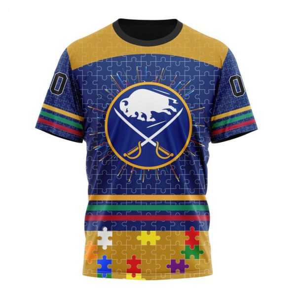 Personalized NHL Buffalo Sabres Specialized Design With Fearless Aganst Autism Concept Hoodie