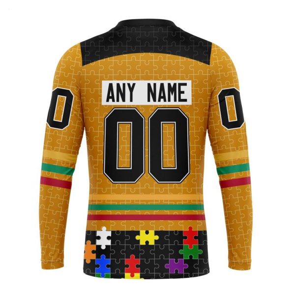 Personalized NHL Chicago BlackHawks Specialized Design With Fearless Aganst Autism Concept Hoodie