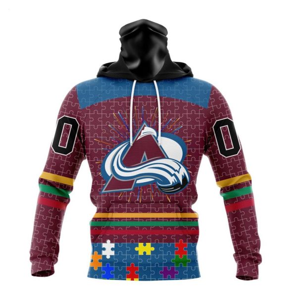 Personalized NHL Colorado Avalanche Specialized Design With Fearless Aganst Autism Concept Hoodie