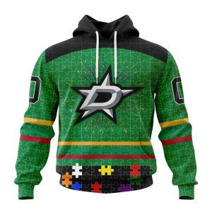 Personalized NHL Dallas Stars Specialized Design With Fearless Aganst Autism Concept Hoodie