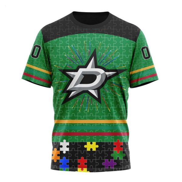 Personalized NHL Dallas Stars Specialized Design With Fearless Aganst Autism Concept Hoodie