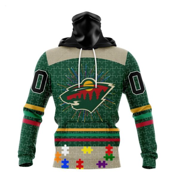 Personalized NHL Minnesota Wild Specialized Design With Fearless Aganst Autism Concept Hoodie