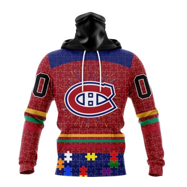 Personalized NHL Montreal Canadiens Specialized Design With Fearless Aganst Autism Concept Hoodie