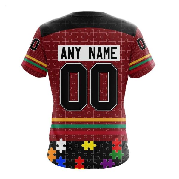 Personalized NHL New Jersey Devils Specialized Design With Fearless Aganst Autism Concept Hoodie