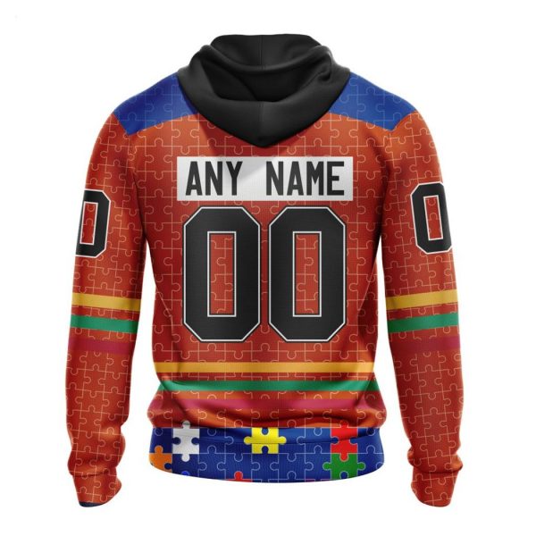 Personalized NHL New York Islanders Specialized Design With Fearless Aganst Autism Concept Hoodie