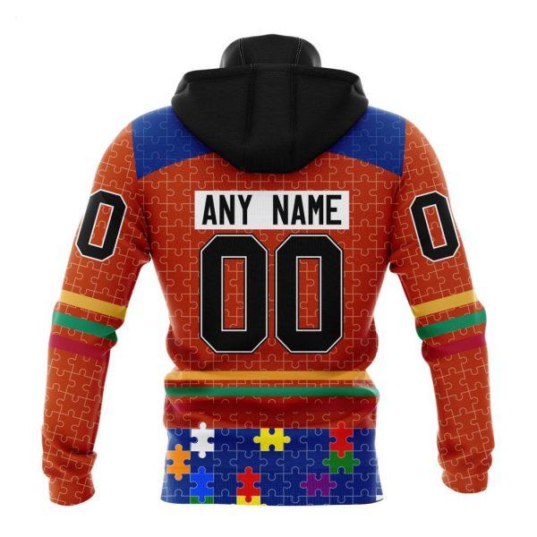 Personalized NHL New York Islanders Specialized Design With Fearless Aganst Autism Concept Hoodie