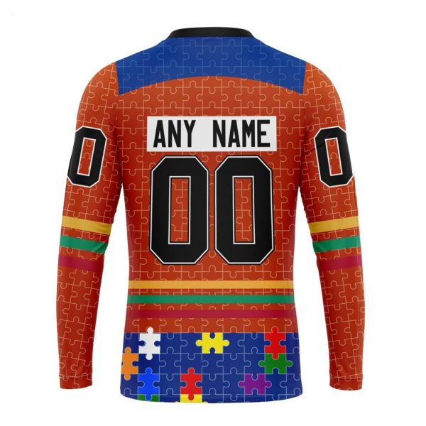 Personalized NHL New York Islanders Specialized Design With Fearless Aganst Autism Concept Hoodie