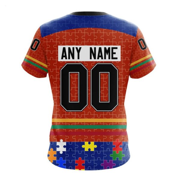 Personalized NHL New York Islanders Specialized Design With Fearless Aganst Autism Concept Hoodie