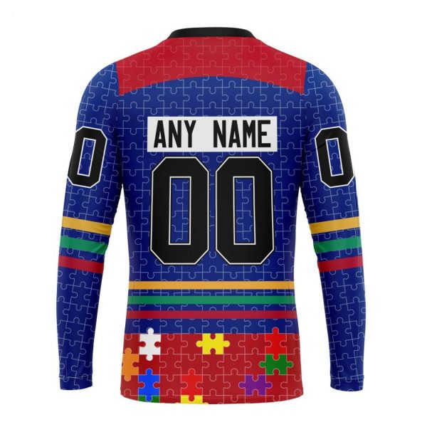 Personalized NHL New York Rangers Specialized Design With Fearless Aganst Autism Concept Hoodie