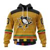 Personalized NHL San Jose Sharks Specialized Design With Fearless Aganst Autism Concept Hoodie