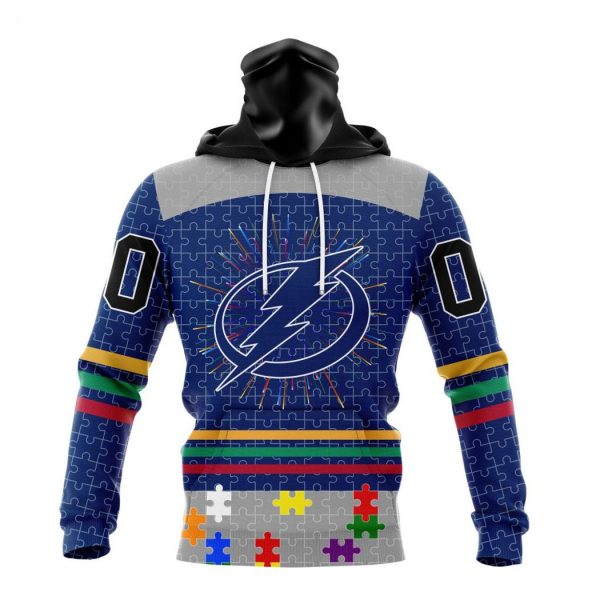 Personalized NHL Tampa Bay Lightning Specialized Design With Fearless Aganst Autism Concept Hoodie