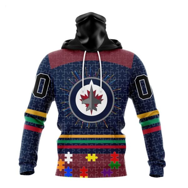 Personalized NHL Winnipeg Jets Specialized Design With Fearless Aganst Autism Concept Hoodie