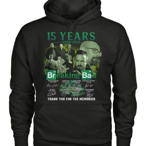 15 Years 2008 – 2023 Breaking Ba Thank You For The Memories T-Shirt