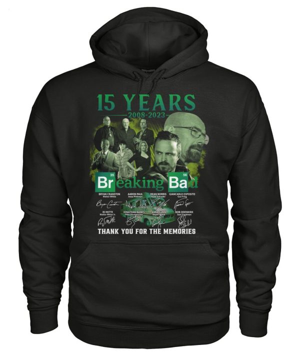 15 Years 2008 – 2023 Breaking Ba Thank You For The Memories T-Shirt