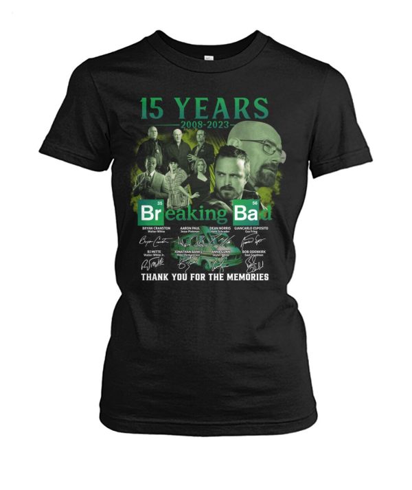 15 Years 2008 – 2023 Breaking Ba Thank You For The Memories T-Shirt