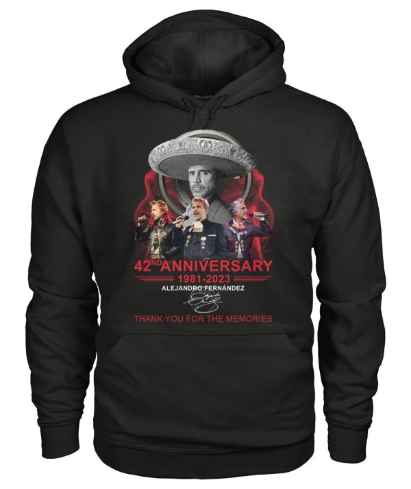 42nd Anniversary 1981 – 2023 Alejandro Fernandez Thank You For The Memories T-Shirt