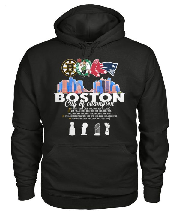 Boston City Of Champion T-Shirt