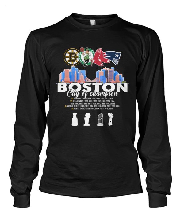 Boston City Of Champion T-Shirt