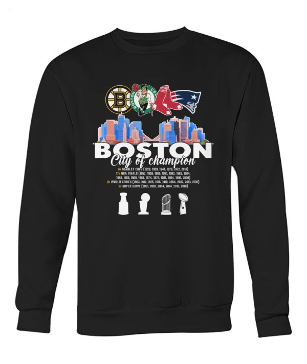 Boston City Of Champion T-Shirt