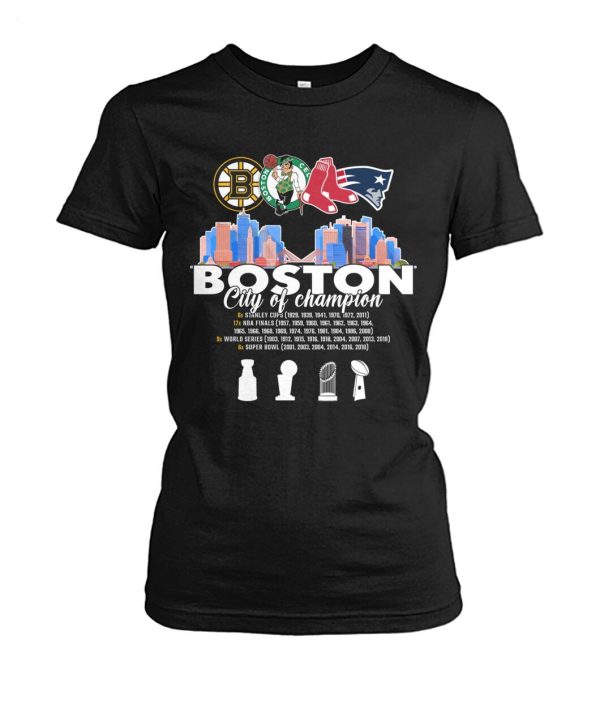 Boston City Of Champion T-Shirt