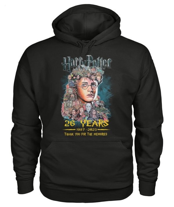 Harry Potter 26 Years 1997 – 2023 Thank You For The Memories T-Shirt