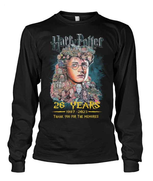 Harry Potter 26 Years 1997 – 2023 Thank You For The Memories T-Shirt