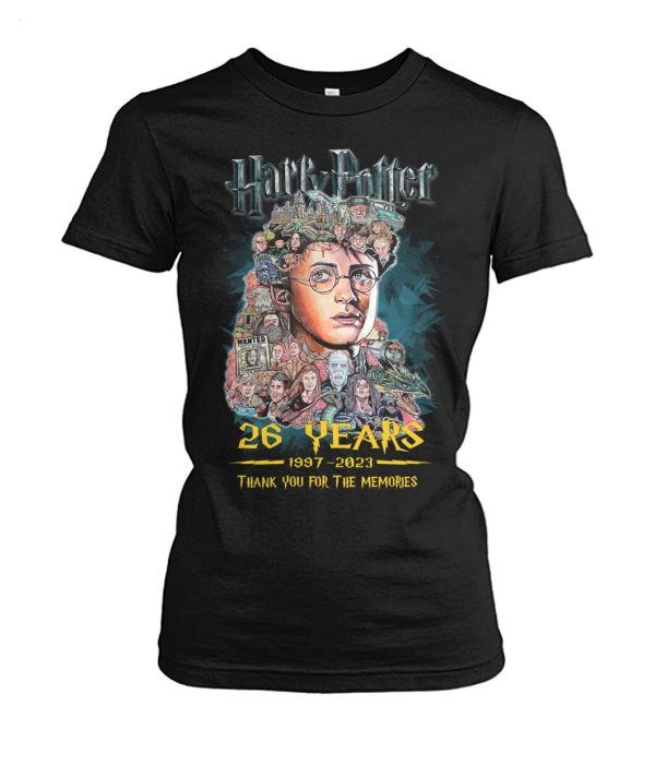 Harry Potter 26 Years 1997 – 2023 Thank You For The Memories T-Shirt