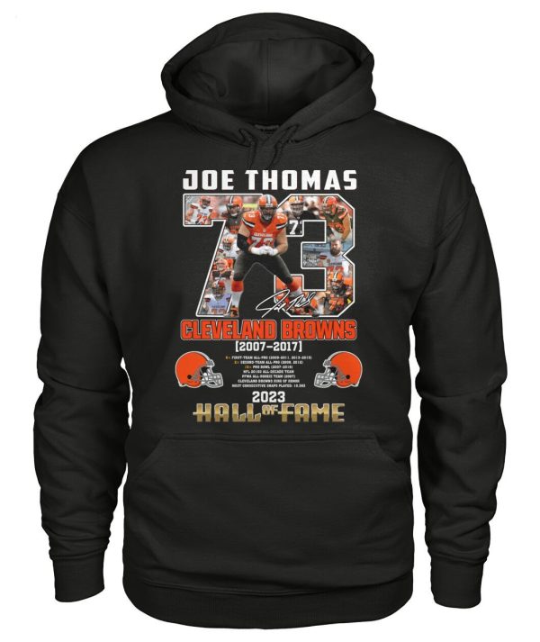 Joe Thomas Cleveland Browns 2007 – 2017 Hall Of Fame 2023 T-Shirt