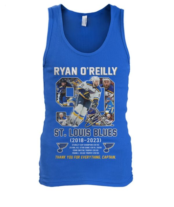 Ryan O’Reilly St. Louis Blues 2018 – 2023 Thank You For Everything, Captain T-Shirt