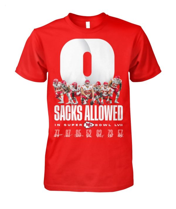 Sacks Allowed In Super Bowl LVII T-Shirt