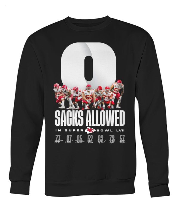 Sacks Allowed In Super Bowl LVII T-Shirt