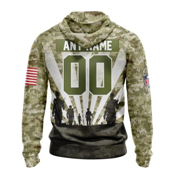 Personalized NFL Atlanta Falcons Salute To Service Honor Veterans And Their Families Hoodie