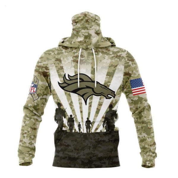 Personalized NFL Denver Broncos Salute To Service Honor Veterans And Their Families Hoodie