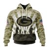 Personalized NFL Detroit Lions Salute To Service Honor Veterans And Their Families Hoodie