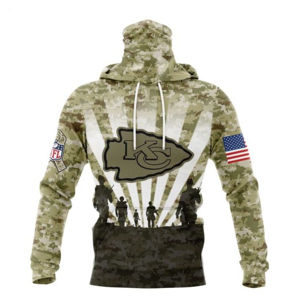 Personalized NFL Kansas City Chiefs Salute To Service Honor Veterans And Their Families Hoodie
