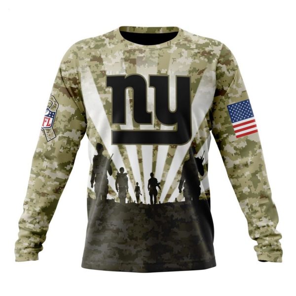 Personalized NFL New York Giants Salute To Service Honor Veterans And Their  Families Hoodie - Torunstyle