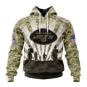 Personalized NFL New York Jets Salute To Service Honor Veterans And Their Families Hoodie