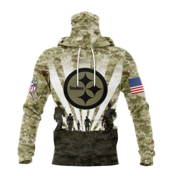 Personalized NFL Pittsburgh Steelers Salute To Service Honor Veterans And Their Families Hoodie