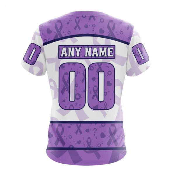 Personalized NHL Florida Panthers Special Lavender – Fight Cancer T-Shirt